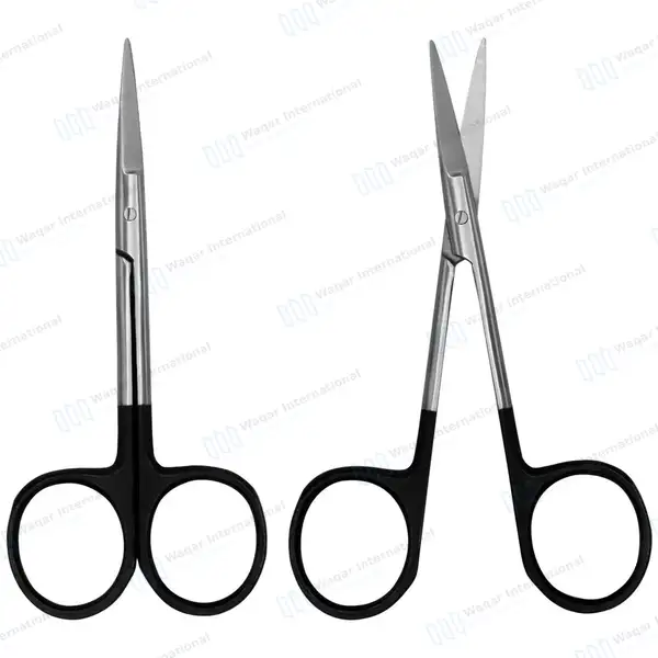 Supercut Iris Scissors 4.5″ Straight - surgical instruments manufactured by Waqar International, Sialkot - view 2