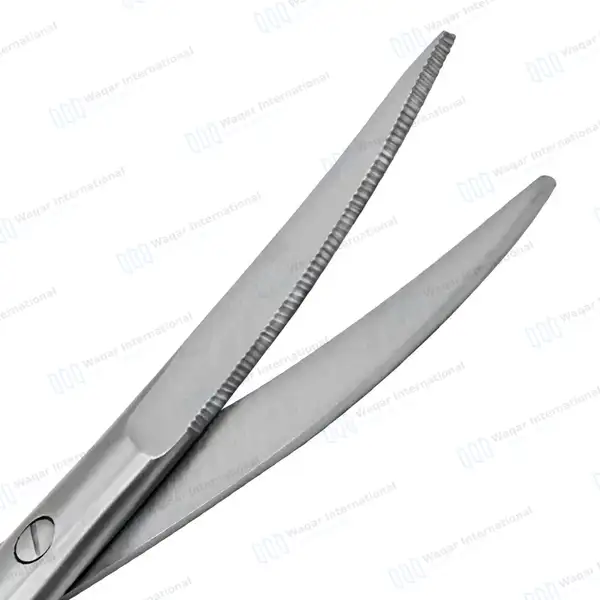 Supercut Iris Scissors 4.5″ Curved - surgical instruments manufactured by Waqar International, Sialkot - view 5