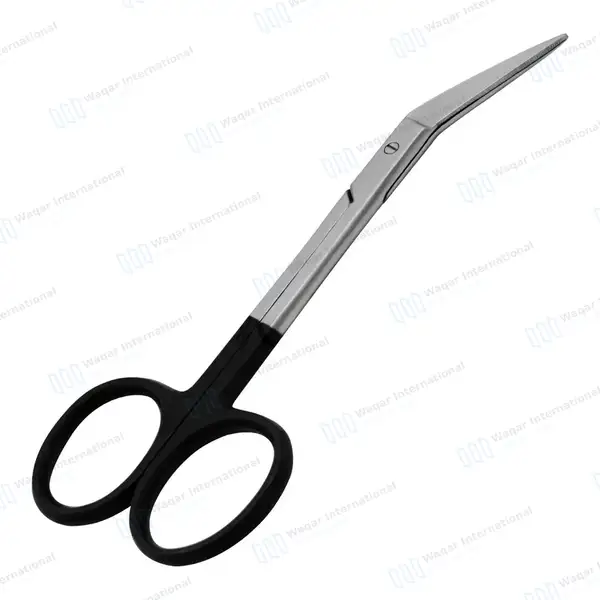 Supercut Iris Scissors 4.5″ Angled - surgical instruments manufactured by Waqar International, Sialkot - view 8