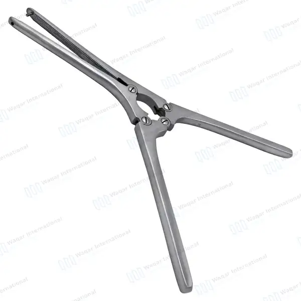 Payr Pylorus Clamps 11.5″ with Pin 4.75″ (120mm) Serrated Jaws - surgical instruments manufactured by Waqar International, Sialkot - view 2