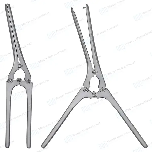 Payr Pylorus Clamps 11.5″ with Pin 4.75″ (120mm) Serrated Jaws - surgical instruments manufactured by Waqar International, Sialkot - view 6