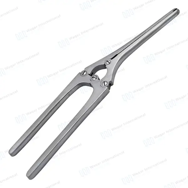 Payr Pylorus Clamps 11.5″ with Pin 4.75″ (120mm) Serrated Jaws - surgical instruments manufactured by Waqar International, Sialkot - view 7