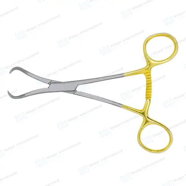 3 Plate Bone Holding Reduction Forceps Set 5.5″ Gold Handle - orthopedic instruments manufactured by Waqar International, Sialkot - view 4