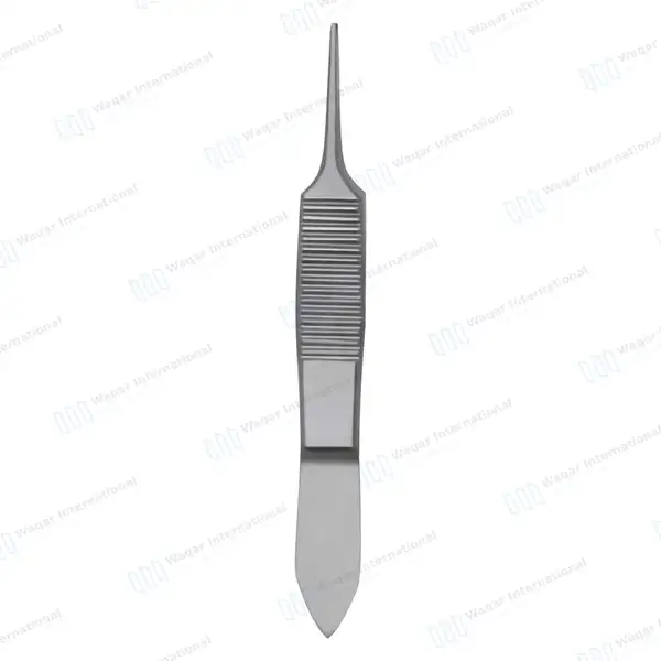Graefe Iris Forceps 3″ (7.6cm) Straight 1×2 Teeth - surgical instruments manufactured by Waqar International, Sialkot - view 6