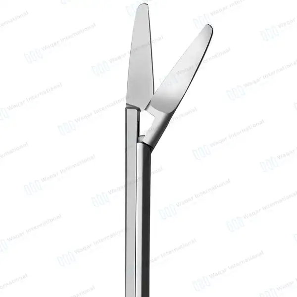 Nasal Sinus Scissors 5.5″ (14cm) Shaft Straight Blade - surgical instruments manufactured by Waqar International, Sialkot - view 4