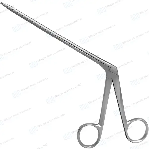 Wilde Blakesley Ethmoid Forceps 5″ Shaft 4x12mm Straight Pointed Fenestrated Cup - surgical instruments manufactured by Waqar International, Sialkot - view 8