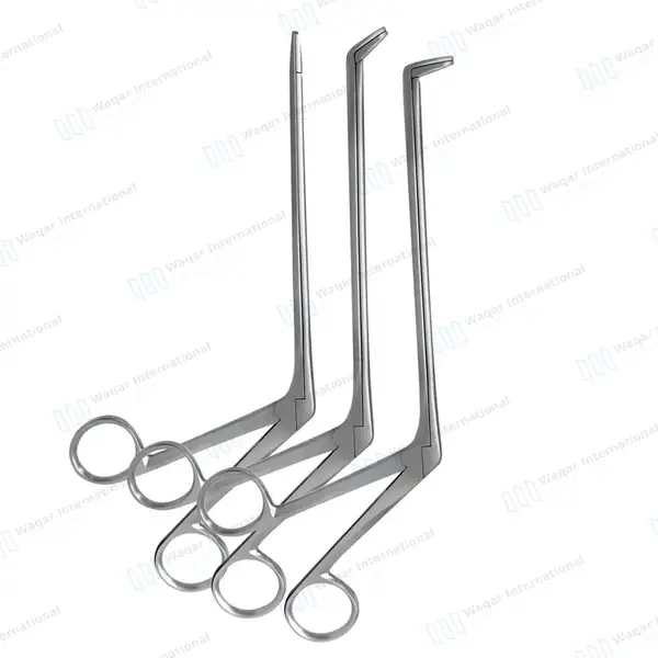 3 Wilde Blakesley Ethmoid Forceps 4x12mm Bite Straight+Angled 45 & 90 Degree Jaws - surgical instruments manufactured by Waqar International, Sialkot - view 7