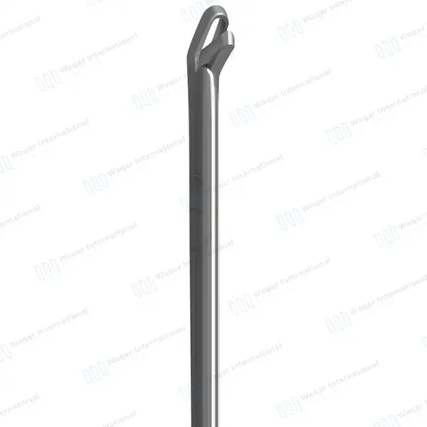 Gruenwald Nasal Forceps 4.5″ Shaft 45º Upward Through-cutting 2.5×12 mm Oval Bite - surgical instruments manufactured by Waqar International, Sialkot - view 4