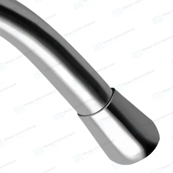 Von Eicken Antrum Cannula 6″ Long Curved 3mm Bulbous Tip - surgical instruments manufactured by Waqar International, Sialkot - view 5