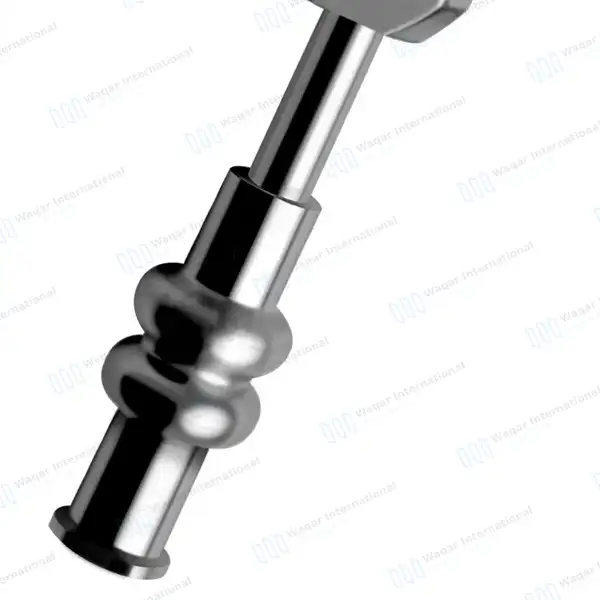 Von Eicken Antrum Cannula 6″ Long Curved 4mm Bulbous Tip - surgical instruments manufactured by Waqar International, Sialkot - view 8