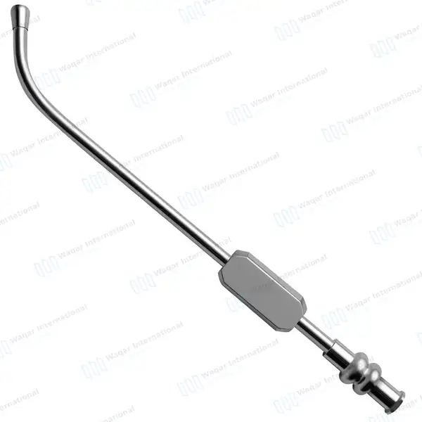 3 Von Eicken Antrum Cannula Set 6″ Long Curved 2.5mm, 3mm, 4mm Tip - surgical instruments manufactured by Waqar International, Sialkot - view 2