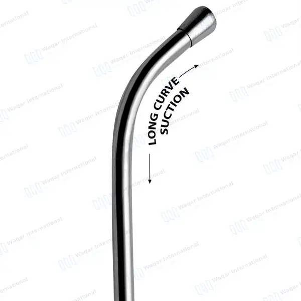 3 Von Eicken Antrum Cannula Set 6″ Long Curved 2.5mm, 3mm, 4mm Tip - surgical instruments manufactured by Waqar International, Sialkot - view 4