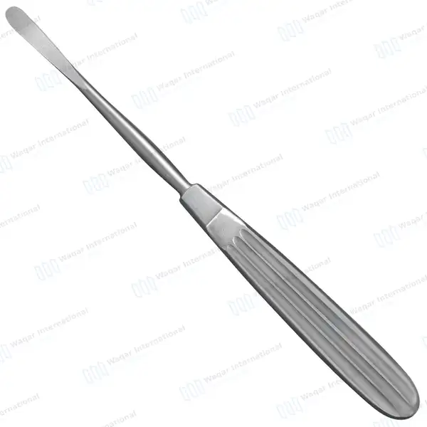 Adson Periosteal Elevator 7.5″ Semi Sharp Curved 7mm Wide - surgical instruments manufactured by Waqar International, Sialkot - view 2