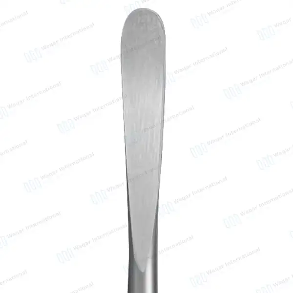 Adson Periosteal Elevator 7.5″ Semi Sharp Curved 7mm Wide - surgical instruments manufactured by Waqar International, Sialkot - view 4