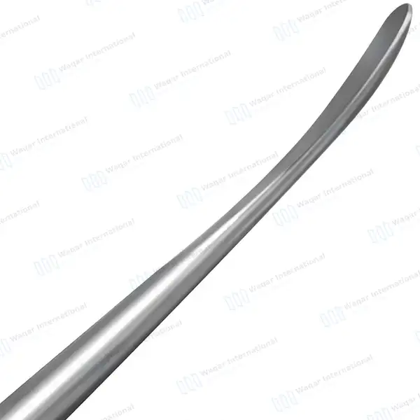 Adson Periosteal Elevator 7.5″ Semi Sharp Curved 7mm Wide - surgical instruments manufactured by Waqar International, Sialkot - view 5
