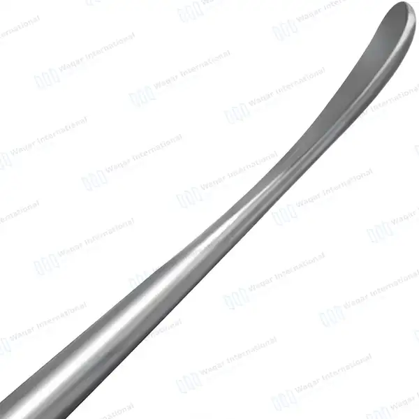 Adson Periosteal Elevator 7.5″ Semi Sharp Curved 10mm Wide - surgical instruments manufactured by Waqar International, Sialkot - view 5
