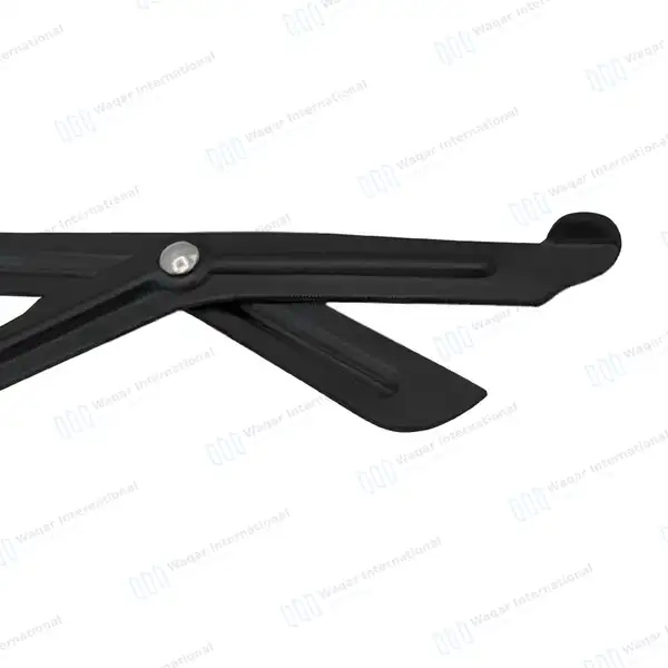 EMT Trauma Shears 7.25″ Black Blades Pink Plastic Handle - surgical instruments manufactured by Waqar International, Sialkot - view 5