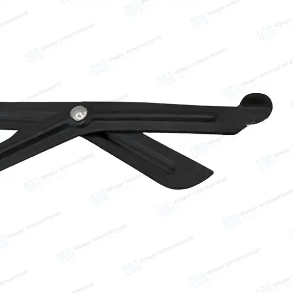 EMT Trauma Shears 7.25″ Black Blades Tan Plastic Handle - surgical instruments manufactured by Waqar International, Sialkot - view 5