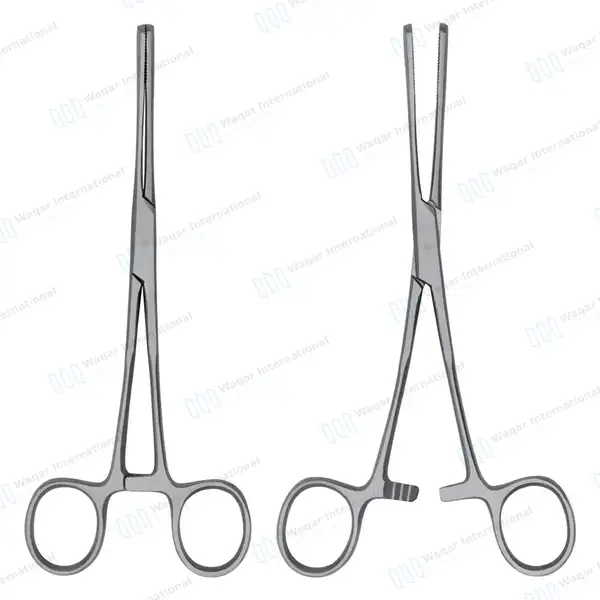 Rampley Sponge Holding Forcep 7″ Straight Serrated Jaws - surgical instruments manufactured by Waqar International, Sialkot - view 8