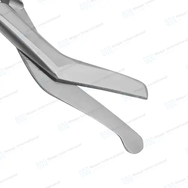 Ostomy Scissors Curved  4.5″ Blunt Tips - surgical instruments manufactured by Waqar International, Sialkot - view 2