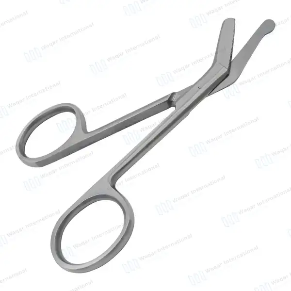Ostomy Scissors Straight 4.5″ Blunt Tips - surgical instruments manufactured by Waqar International, Sialkot - view 4