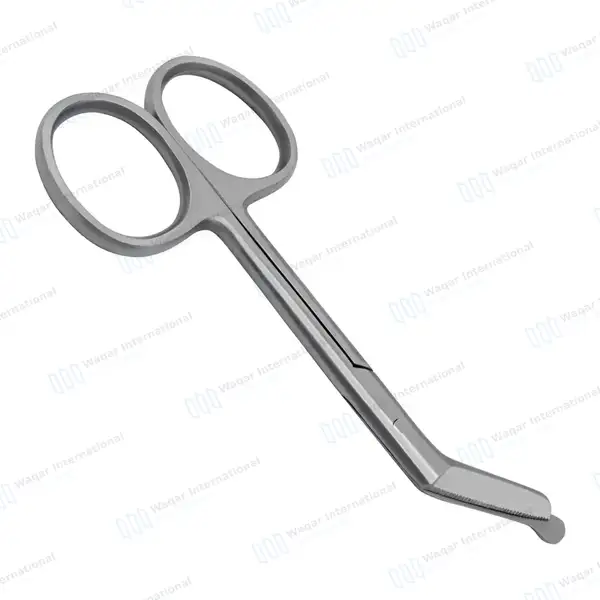 Ostomy Scissors Straight 4.5″ Blunt Tips - surgical instruments manufactured by Waqar International, Sialkot - view 5