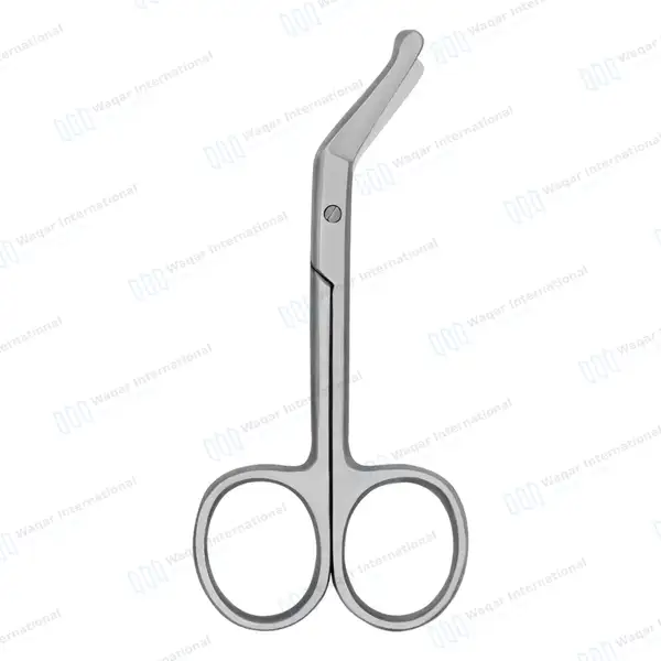 Ostomy Scissors Straight 4.5″ Blunt Tips - surgical instruments manufactured by Waqar International, Sialkot - view 7