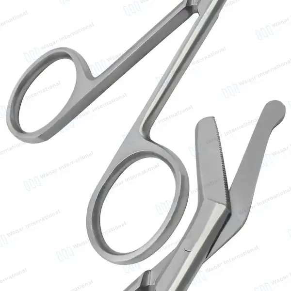Ostomy Scissors Straight 4.5″ Blunt Tips - surgical instruments manufactured by Waqar International, Sialkot - view 8