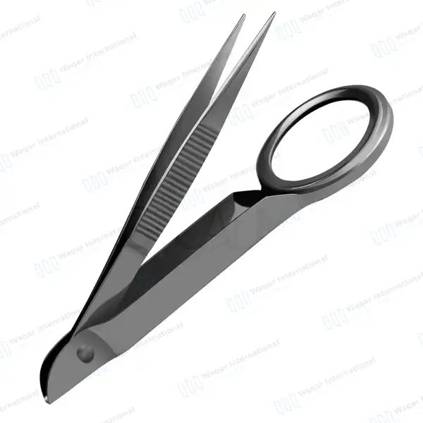 6 Magnifying Splinter Forcep Tweezers Set 3.5″ Fine Pointed Tips - surgical instruments manufactured by Waqar International, Sialkot - view 6