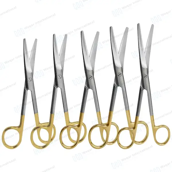 5 TC Mayo Dissecting Scissors Set 5.5″, 6.75″, 8″, 9″, 11″ Curved - surgical instruments manufactured by Waqar International, Sialkot - view 9