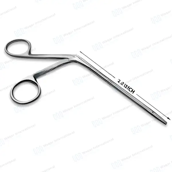 5 Pcs Micro Hartman Alligator 3.5″ Adson Bayonet Ear Loop Curettes Set - surgical instruments manufactured by Waqar International, Sialkot - view 5