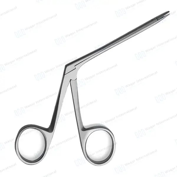 6 Pcs Otoscope Alligator Forcep Adson Baynote & Curette Ear Wax Cleaning Kit - surgical instruments manufactured by Waqar International, Sialkot - view 5