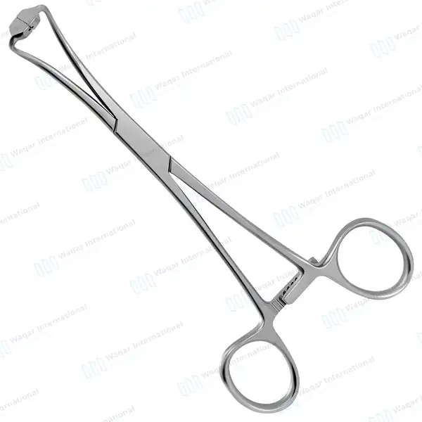 5 Pcs Peers Towel Clamp Forceps 5.75″ Serrated Tips with Grooves - surgical instruments manufactured by Waqar International, Sialkot - view 9