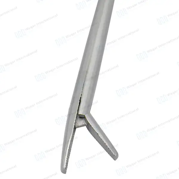7 Pcs Alligator Ear Forceps Set 3.5″, 5.5″, 6.5″, 8″, 10″, 12″, 14″ Serrated Jaws - surgical instruments manufactured by Waqar International, Sialkot - view 3