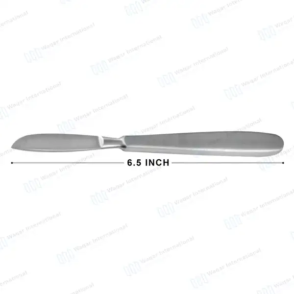 Post Mortem Knife 6.5″ Smooth Handle - surgical instruments manufactured by Waqar International, Sialkot - view 3