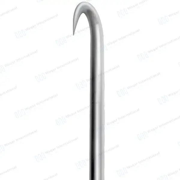 News Tracheal Hook 6″ Curved Sharp Point - surgical instruments manufactured by Waqar International, Sialkot - view 4