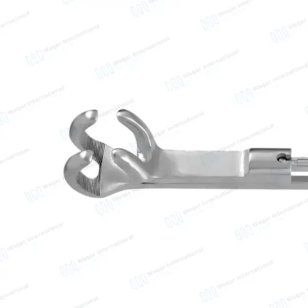 Lambert-Lowman Bone Clamp 7″ 2×2 Prong Jaws 1″ Wide - orthopedic instruments manufactured by Waqar International, Sialkot - view 5
