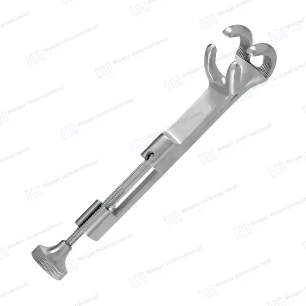 Lambert-Lowman Bone Clamp 7″ 2×2 Prong Jaws 1″ Wide - orthopedic instruments manufactured by Waqar International, Sialkot - view 8