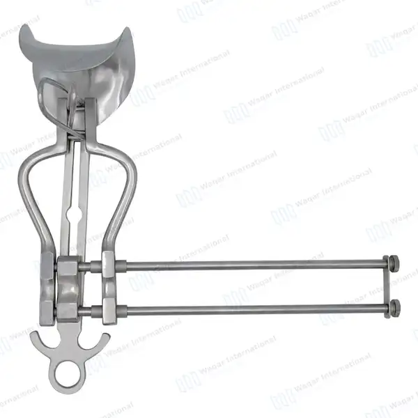 Balfour Retractor 12″ (30.5cm) Spread with Fenestrated Side Blades - surgical instruments manufactured by Waqar International, Sialkot - view 9