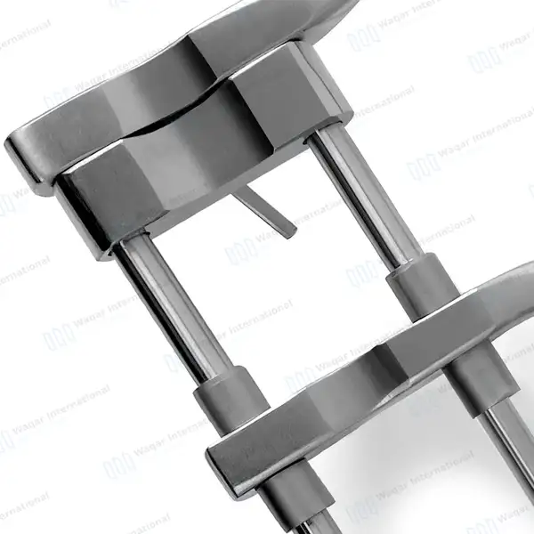 Balfour Retractor 14″ (35.7cm) Spread with Fenestrated Side Blades - surgical instruments manufactured by Waqar International, Sialkot - view 7