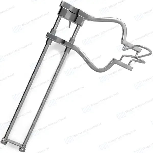 Balfour Retractor 14″ (35.7cm) Spread with Fenestrated Side Blades - surgical instruments manufactured by Waqar International, Sialkot - view 9