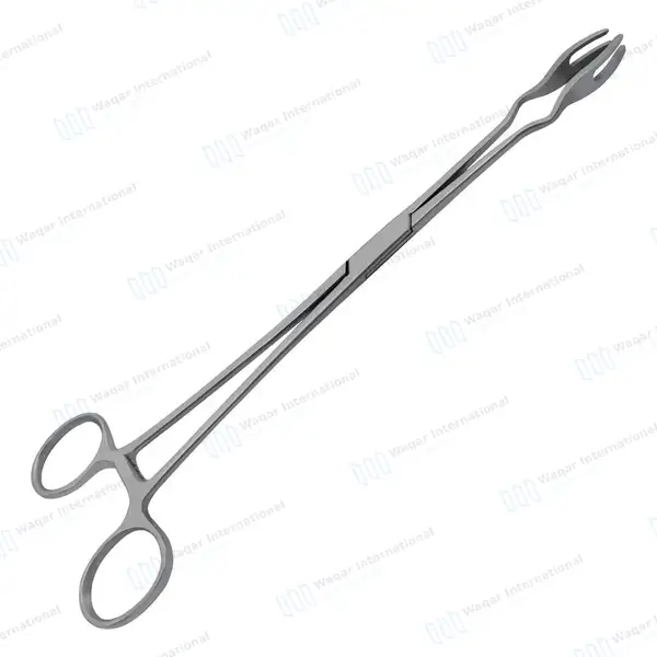 4 Prongs Davis Sterilizer Forceps 10″ with Lock - surgical instruments manufactured by Waqar International, Sialkot - view 7