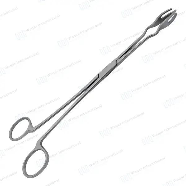 4 Prongs Davis Sterilizer Forceps 10″ Without Lock - surgical instruments manufactured by Waqar International, Sialkot - view 6
