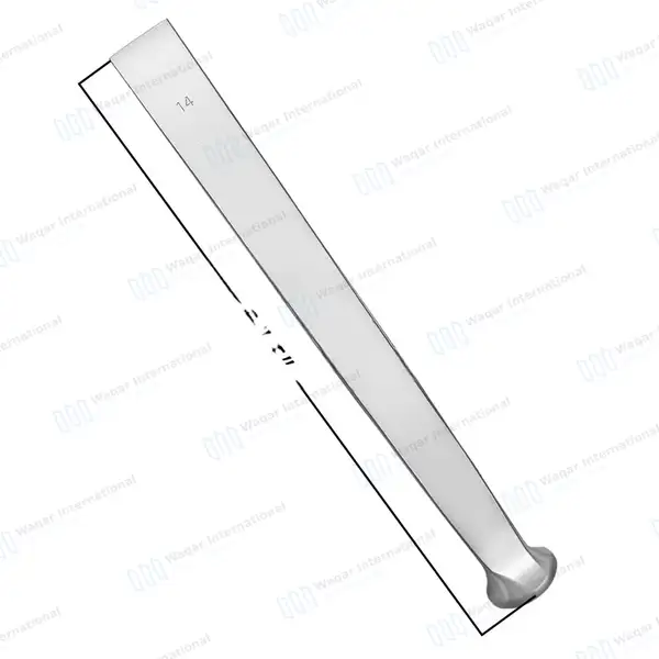 U.S Army Pattern Osteotome 14mm Straight - surgical instruments manufactured by Waqar International, Sialkot - view 2