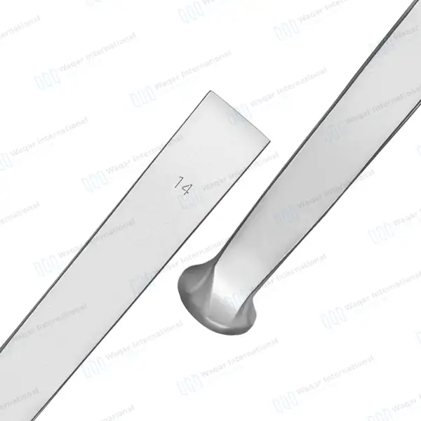 U.S Army Pattern Osteotome 14mm Straight - surgical instruments manufactured by Waqar International, Sialkot - view 3