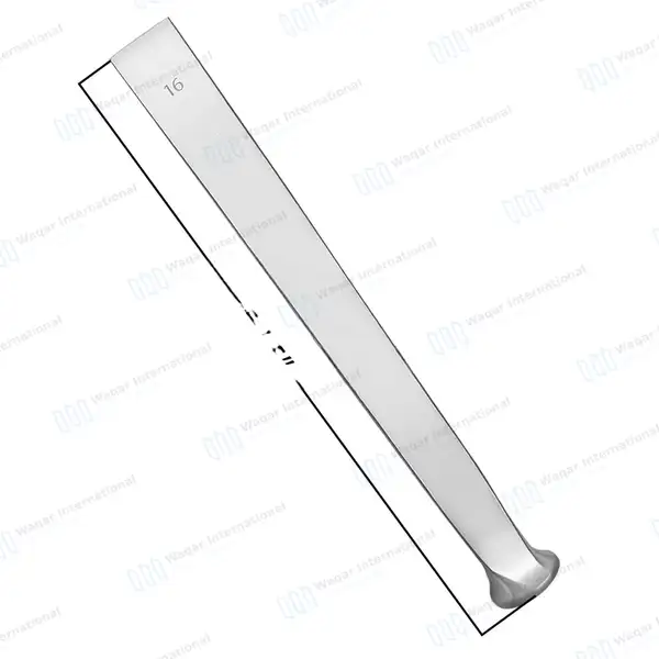 U.S Army Pattern Osteotome 16mm Straight - surgical instruments manufactured by Waqar International, Sialkot - view 2