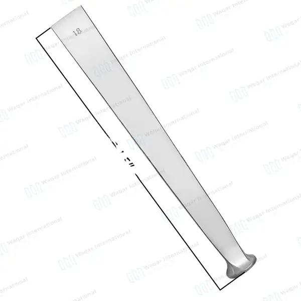 U.S Army Pattern Osteotome 18mm Straight - surgical instruments manufactured by Waqar International, Sialkot - view 2
