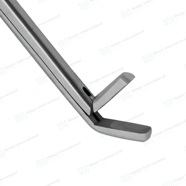 Cushing Rongeur 8″ 4x10mm Upward Angled Cup Jaws - surgical instruments manufactured by Waqar International, Sialkot - view 2