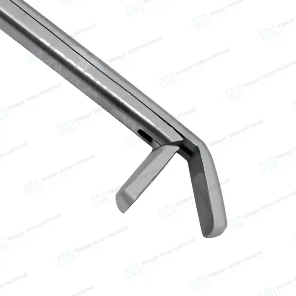 Cushing Rongeur 8″ 4x10mm Downward Angled Cup Jaws - surgical instruments manufactured by Waqar International, Sialkot - view 2