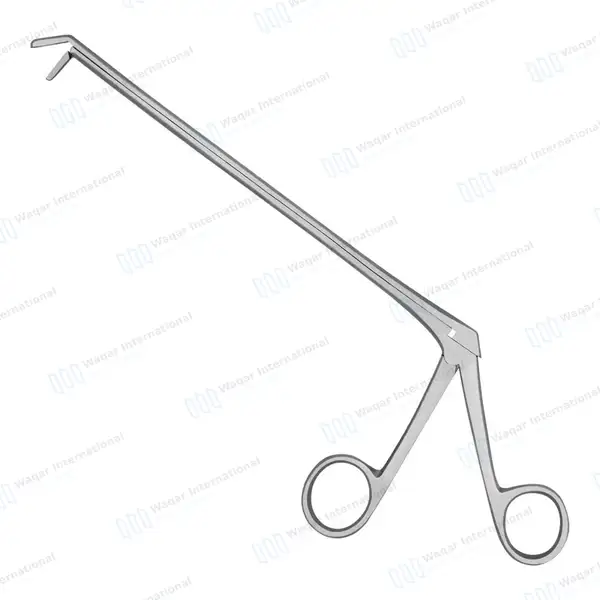 Cushing Rongeur 8″ 4x10mm Downward Angled Cup Jaws - surgical instruments manufactured by Waqar International, Sialkot - view 6